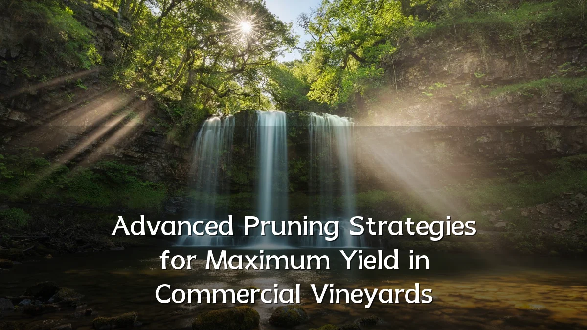 Advanced Pruning Strategies for Maximum Yield in Commercial Vineyards