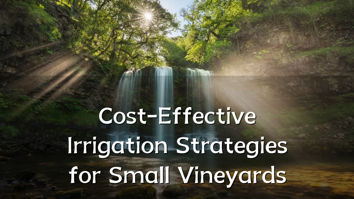 Cost-Effective Irrigation Strategies for Small Vineyards