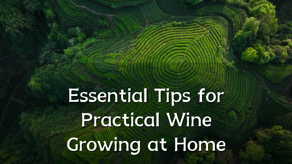 Essential Tips for Practical Wine Growing at Home