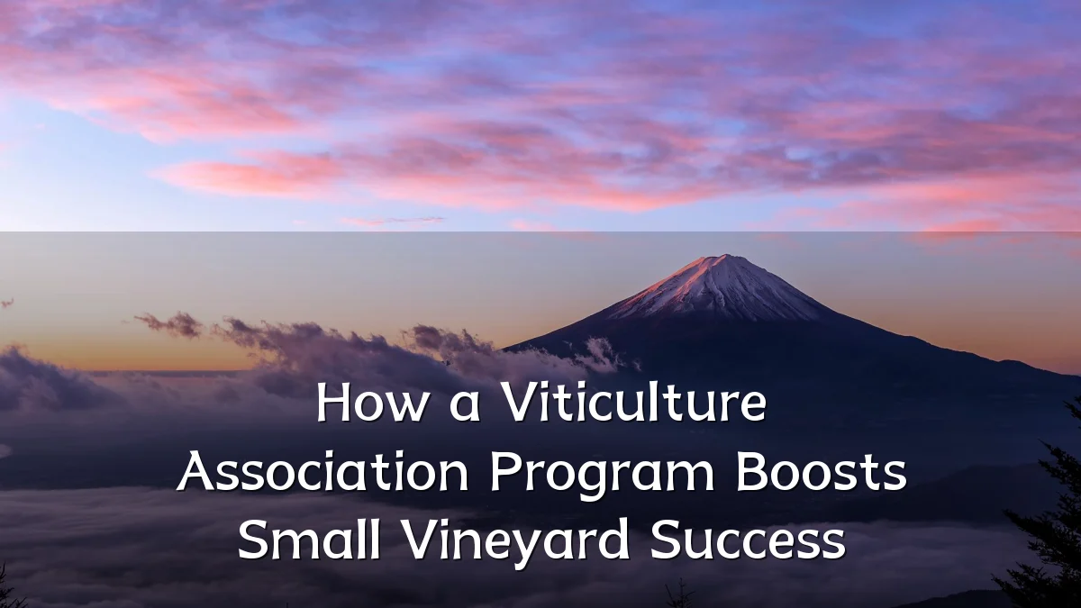 How a Viticulture Association Program Boosts Small Vineyard Success