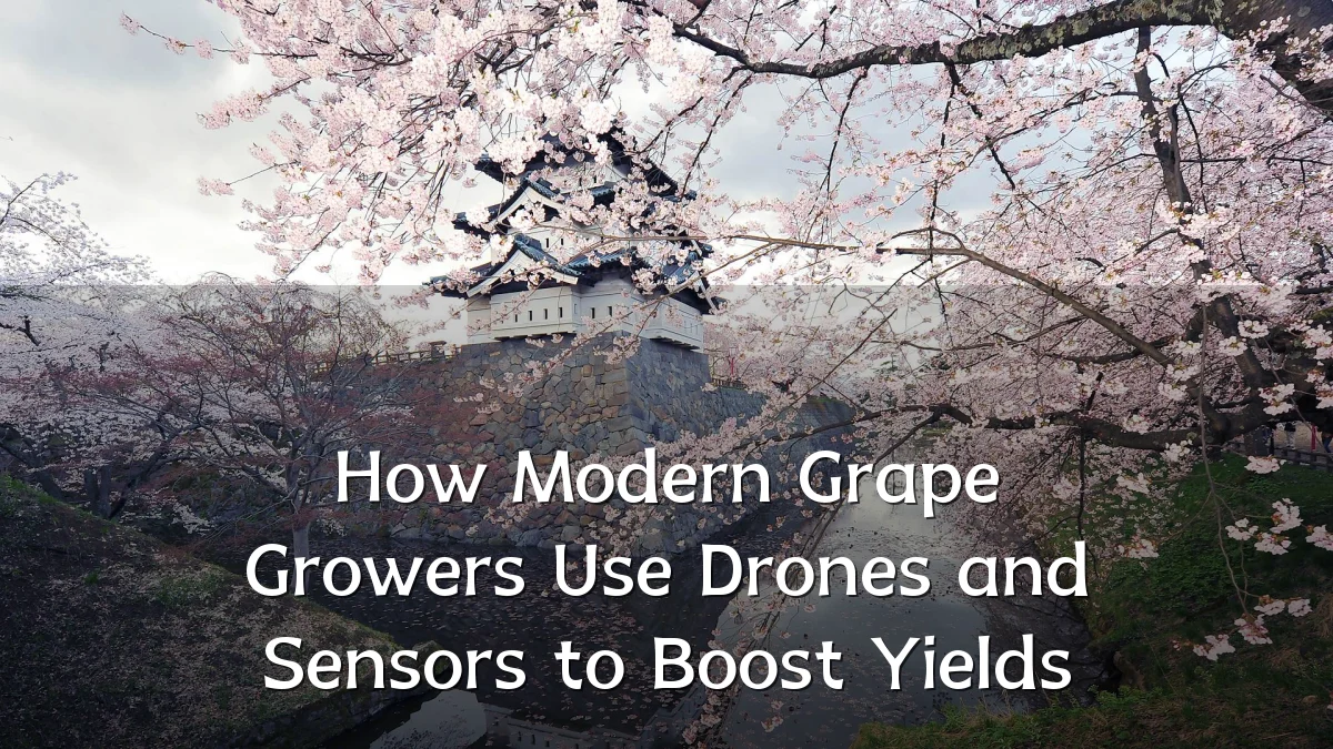 How Modern Grape Growers Use Drones and Sensors to Boost Yields