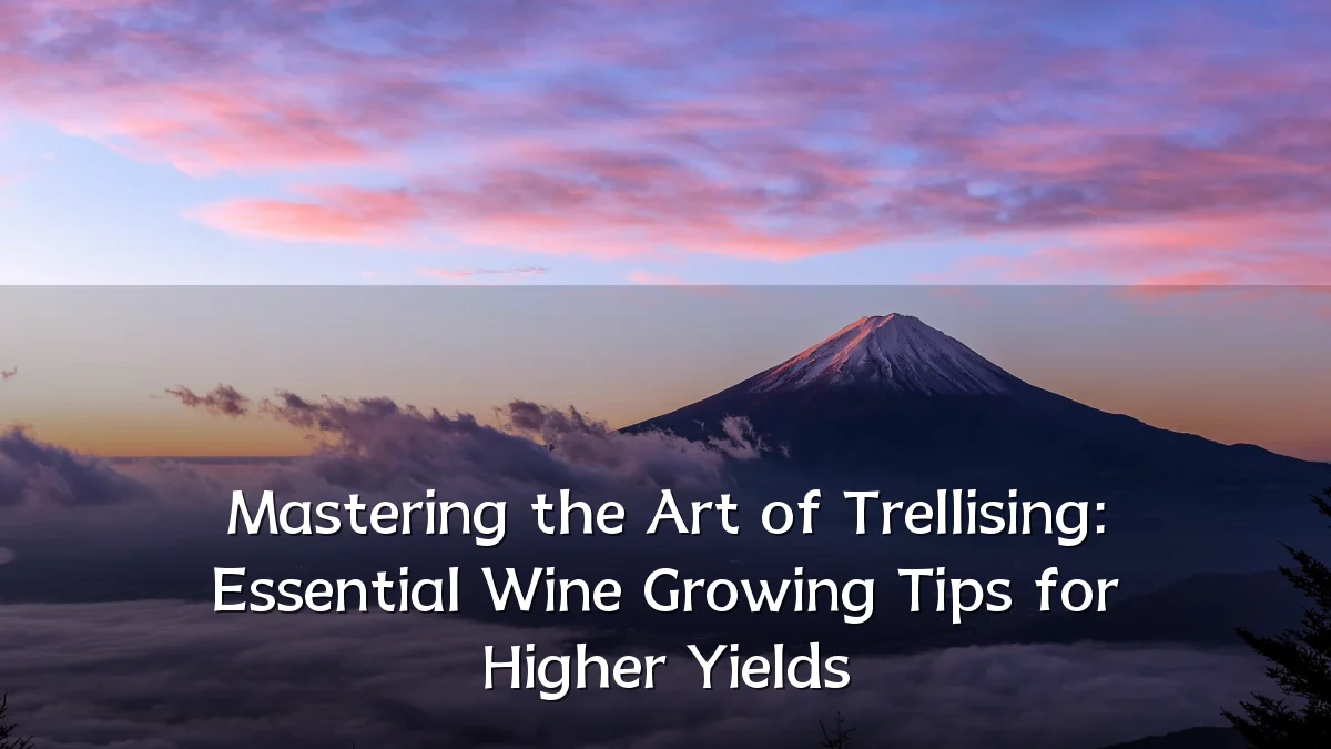 Mastering the Art of Trellising: Essential Wine Growing Tips for Higher Yields
