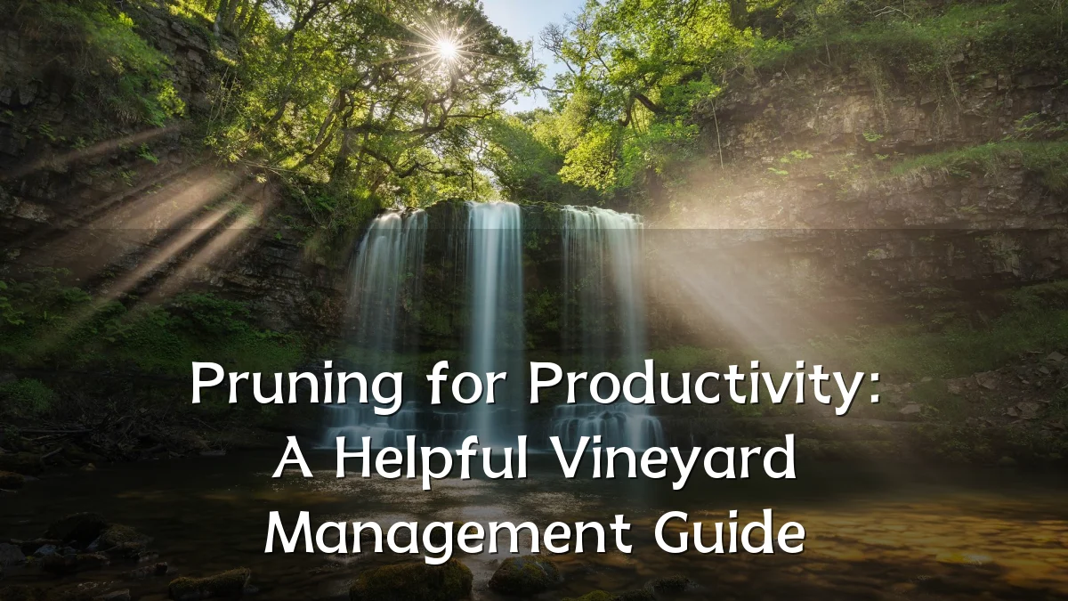 Pruning for Productivity: A Helpful Vineyard Management Guide