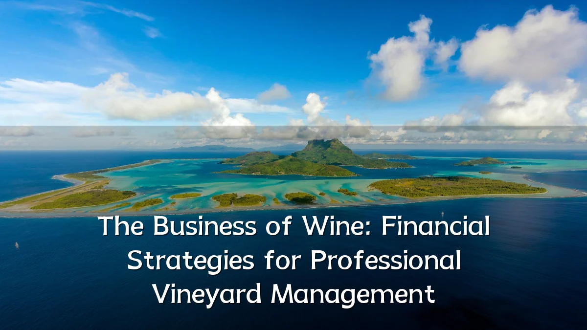The Business of Wine: Financial Strategies for Professional Vineyard Management