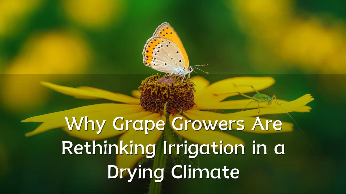 Why Grape Growers Are Rethinking Irrigation in a Drying Climate