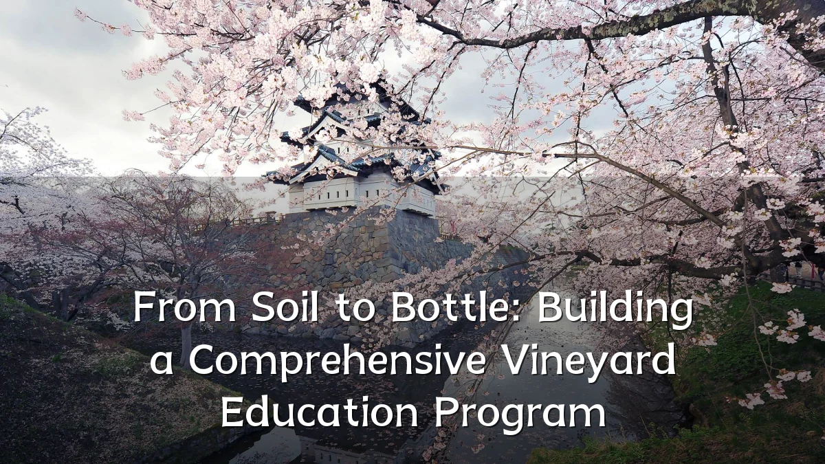 From Soil to Bottle: Building a Comprehensive Vineyard Education Program
