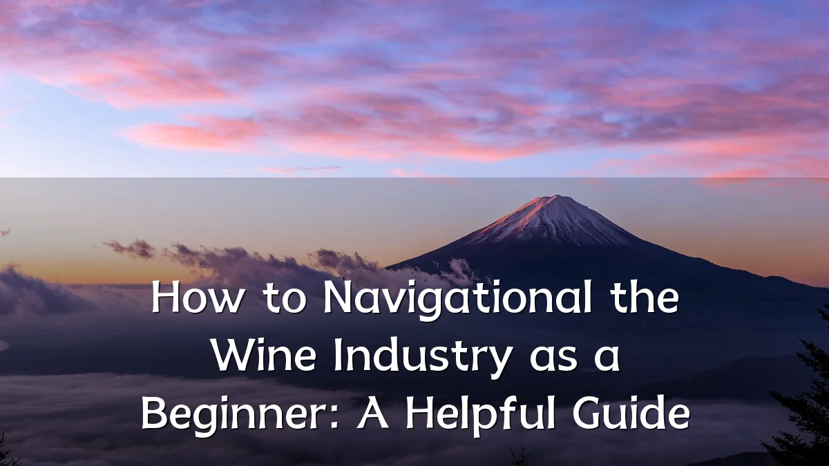 How to Navigational the Wine Industry as a Beginner: A Helpful Guide